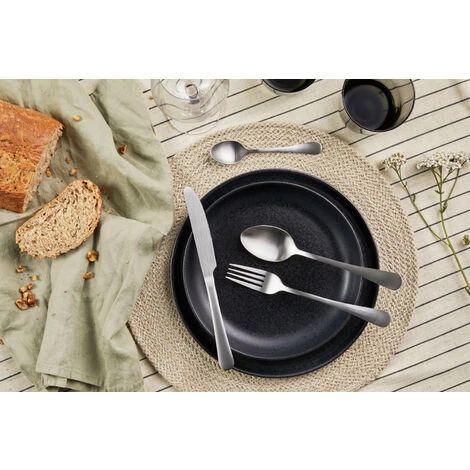 MAGNANI Couverts De Table Inox 24 Pièces, Ménagère Couverts De Table Couleur Argent, Set De Couverts De Table En Acier Inoxydable, Set De Ménagère Complet - Argent 2 MAGNANI Couverts De Table Inox 24 Pièces, Ménagère Couverts De Table Couleur Argent, Set De Couverts De Table En Acier Inoxydable, Set De Ménagère Complet - Argent – Image 2