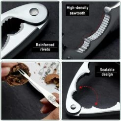 BARES Casse-Noisette En Acier Inoxydable Casse-Noisette Manuel Pince Homard Pince Crabe Noix De Pécan Noyer Outil Ouvreur Pour Les Noix Crustacés Fruits De Mer Pattes Avec 1 Pcs (Avec 1 Fourchettes) 9 BARES Casse-Noisette En Acier Inoxydable Casse-Noisette Manuel Pince Homard Pince Crabe Noix De Pécan Noyer Outil Ouvreur Pour Les Noix Crustacés Fruits De Mer Pattes Avec 1 Pcs (Avec 1 Fourchettes) -Accessoires de barbecue Soldes 53560739 5