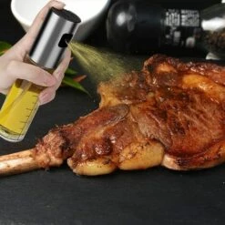 TINOR 【2 PCS】 Pluvérisateur D'Huile D'olive, Vaporisateur Huile Avec Échelle, Spray Huile Et Vinaigre Avec Brosse De Nettoyage, Entonnoir Et BBQ Brosse, Boutille D'Huile Verre Pour BBQ/Cuisine (100ML) 9 TINOR 【2 PCS】 Pluvérisateur D'Huile D'olive, Vaporisateur Huile Avec Échelle, Spray Huile Et Vinaigre Avec Brosse De Nettoyage, Entonnoir Et BBQ Brosse, Boutille D'Huile Verre Pour BBQ/Cuisine (100ML) -Accessoires de barbecue Soldes 53661547 5