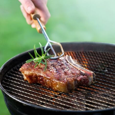 DURANDAL Grille Ronde Pour Barbecue Découpable Et Lavable 3 DURANDAL Grille Ronde Pour Barbecue Découpable Et Lavable – Image 3