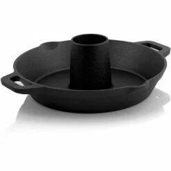 BBQ-Toro Rôtissoire à Poulet En Fonte Ø 28 Cm | Déjà Brûlé - Preseasoned | Rôtissoire à Volaille Pour Le Gril Et Le Four