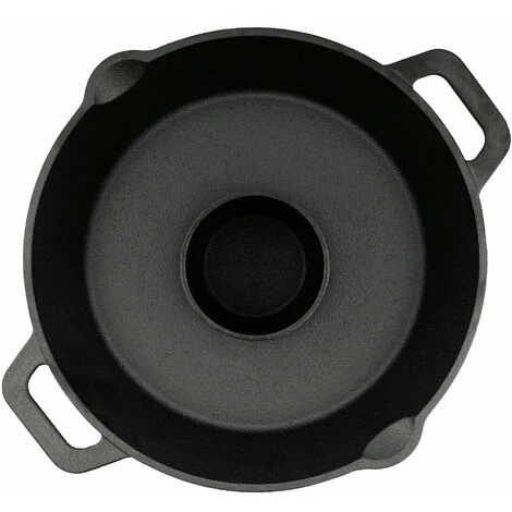 BBQ-Toro Rôtissoire à Poulet En Fonte Ø 28 Cm | Déjà Brûlé - Preseasoned | Rôtissoire à Volaille Pour Le Gril Et Le Four 2 BBQ-Toro Rôtissoire à Poulet En Fonte Ø 28 Cm | Déjà Brûlé - Preseasoned | Rôtissoire à Volaille Pour Le Gril Et Le Four – Image 2