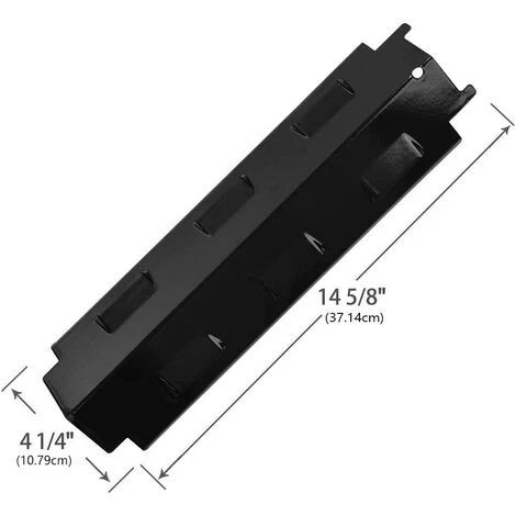 SUPERMARKET 37CM Diffuseur Chaleur Accessoires Pour Char-Broil, Campingaz, Fire Mountain, CCLIFE, LANDMANN Et Plupart Modèles Flamme Gril, Acier Porcelaine Plaque Chauffante Pièce De Rechange, Paquet 4,, Superma, Noir 2 SUPERMARKET 37CM Diffuseur Chaleur Accessoires Pour Char-Broil, Campingaz, Fire Mountain, CCLIFE, LANDMANN Et Plupart Modèles Flamme Gril, Acier Porcelaine Plaque Chauffante Pièce De Rechange, Paquet 4,, Superma, Noir – Image 2