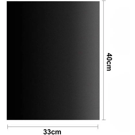 SUPERMARKET 5 Tapis De Cuisson Tapis BBQ Barbecue Plaque Feuille De Cuisson Four 40 * 33cm Pour Barbecue Gaz Charbon électrique 100% Anti-adhérent, Superma, Noir 2 SUPERMARKET 5 Tapis De Cuisson Tapis BBQ Barbecue Plaque Feuille De Cuisson Four 40 * 33cm Pour Barbecue Gaz Charbon électrique 100% Anti-adhérent, Superma, Noir – Image 2