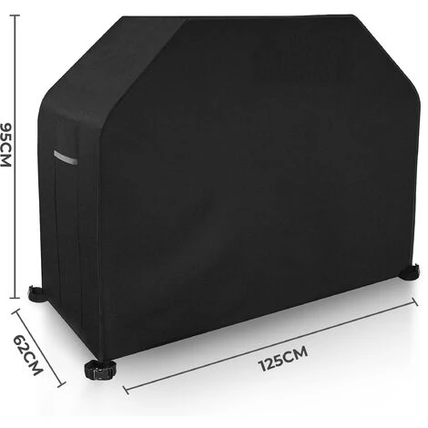 Housse De Barbecue - Étanche - UV 40+ - 125 X 62 X 95 Cm - Polyester/PVC Noir - MaxxGarden 1 Housse De Barbecue - Étanche - UV 40+ - 125 X 62 X 95 Cm - Polyester/PVC Noir - MaxxGarden