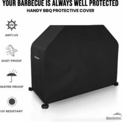 Housse De Barbecue - Étanche - UV 40+ - 125 X 62 X 95 Cm - Polyester/PVC Noir - MaxxGarden 8 Housse De Barbecue - Étanche - UV 40+ - 125 X 62 X 95 Cm - Polyester/PVC Noir - MaxxGarden -Accessoires de barbecue Soldes 54009972 4