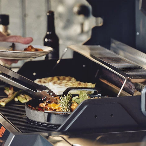 ENDERS - Poêle En Fonte - SWITCH GRID - Pour Barbecues KANSAS II PRO, MONRO PRO, COLORADO, BOSTON BLACK, CHICAGO, EFLOW - Noir 2 ENDERS - Poêle En Fonte - SWITCH GRID - Pour Barbecues KANSAS II PRO, MONRO PRO, COLORADO, BOSTON BLACK, CHICAGO, EFLOW - Noir – Image 2