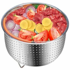 Vapeur Pliable En Acier Inoxydable 1pcs FUIENKO 6 Vapeur Pliable En Acier Inoxydable 1pcs FUIENKO -Accessoires de barbecue Soldes 54326428 3