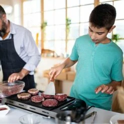 TINOR Spatule Pour Plancha, Spatule Crepe Palette à Gril En Inox Spatule à Barbecue Racloir/spatule à Griller Pour Griller La Viande Teppanyaki Grillades Burger Et Nettoyer La Plaque Du Barbecue Steak -Accessoires de barbecue Soldes 54497360 3