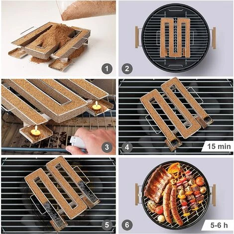 Générateur De Fumée Froide Avec Poignée,Triomphe Générateur De Fumée Froide En Acier Inoxydable,Générateur De Fumée Froide De Fumoir,pour Barbecues,fumoirs 3 Générateur De Fumée Froide Avec Poignée,Triomphe Générateur De Fumée Froide En Acier Inoxydable,Générateur De Fumée Froide De Fumoir,pour Barbecues,fumoirs – Image 3