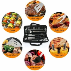 MINETGNON Set De 9 Ustensile De Barbecue Cuisine Au Jardin Très Bonne Qualité 8 MINETGNON Set De 9 Ustensile De Barbecue Cuisine Au Jardin Très Bonne Qualité -Accessoires de barbecue Soldes 54865256 4