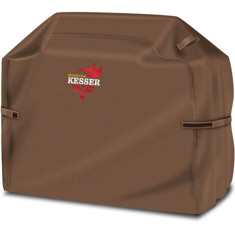 KESSER® BBQ Premium Housse De Barbecue Barbecue à Gaz Couverture De Barbecue Couvercle Résistant Aux Intempéries - Pour Barbecues Weber, Brinkmann, Char Broil Housse De Barbecue Housse De Protection | Tissu Oxford 600D Indéchirable, Marron, 147 X 61 X 122 1 KESSER® BBQ Premium Housse De Barbecue Barbecue à Gaz Couverture De Barbecue Couvercle Résistant Aux Intempéries - Pour Barbecues Weber, Brinkmann, Char Broil Housse De Barbecue Housse De Protection | Tissu Oxford 600D Indéchirable, Marron, 147 X 61 X 122