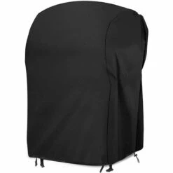 TINOR Housse Barbecue Rond,Housse De Protection Plancha Spirit E210 Etanche,Housse De Protection Pour Barbecue,Housse A Plancha Sangle Ajustable,Convient La Plupart Des Grill (77 * 67 * 110cm)