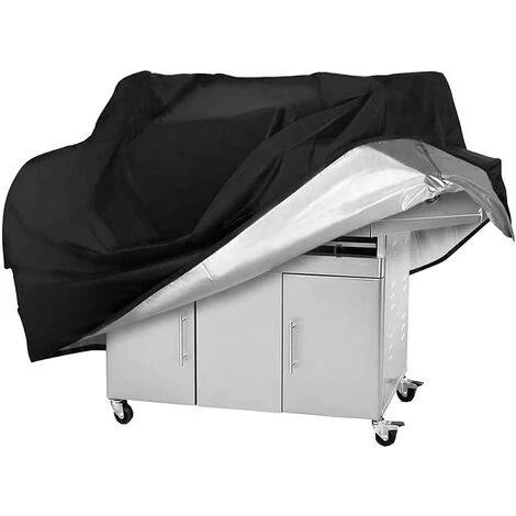 TINOR Housse Barbecue, 420D Oxford Bâche De Protection, Anti-Vent/Solei/l'eau, Exterieur Housse Barbecue Convient La Plupart Des Grills (170*61*117cm) 1 TINOR Housse Barbecue, 420D Oxford Bâche De Protection, Anti-Vent/Solei/l'eau, Exterieur Housse Barbecue Convient La Plupart Des Grills (170*61*117cm)
