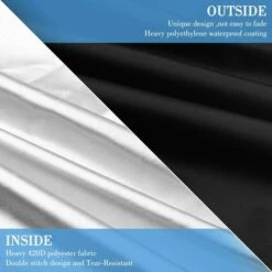 TINOR Housse Barbecue, 420D Oxford Bâche De Protection, Anti-Vent/Solei/l'eau, Exterieur Housse Barbecue Convient La Plupart Des Grills (170*61*117cm) 8 TINOR Housse Barbecue, 420D Oxford Bâche De Protection, Anti-Vent/Solei/l'eau, Exterieur Housse Barbecue Convient La Plupart Des Grills (170*61*117cm) -Accessoires de barbecue Soldes 55018758 4