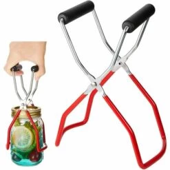 BEARSU Pinces De Levage Bocal Avec Poignées En Caoutchouc Trousse à Outils Poignée Acier Inoxydable Longue Pince Pour Bocaux Anti Lève-bocaux Verre Lève-Bocal (Red) 9 BEARSU Pinces De Levage Bocal Avec Poignées En Caoutchouc Trousse à Outils Poignée Acier Inoxydable Longue Pince Pour Bocaux Anti Lève-bocaux Verre Lève-Bocal (Red) -Accessoires de barbecue Soldes 55022672 5