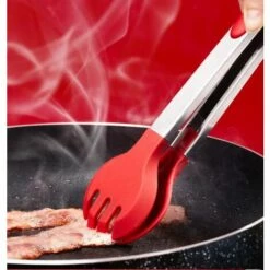 HANBING Pince Alimentaire En Silicone Pince à Tête Ronde Pour Barbecue En Acier Inoxydable (12 Pouces) 8 HANBING Pince Alimentaire En Silicone Pince à Tête Ronde Pour Barbecue En Acier Inoxydable (12 Pouces) -Accessoires de barbecue Soldes 55163676 4