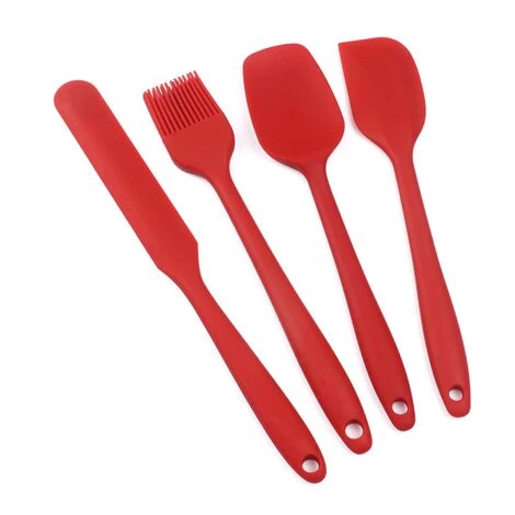 THSINDE Spatule Silicone De Cuisine Maryse Et Spatule Cuillère Et Patisserie , Ustensiles En Silicone, Résistant à La Chaleur De Anti-adhé, Outil De Cuisson Gateau Glacage (6, Noir) 3 THSINDE Spatule Silicone De Cuisine Maryse Et Spatule Cuillère Et Patisserie , Ustensiles En Silicone, Résistant à La Chaleur De Anti-adhé, Outil De Cuisson Gateau Glacage (6, Noir) – Image 3