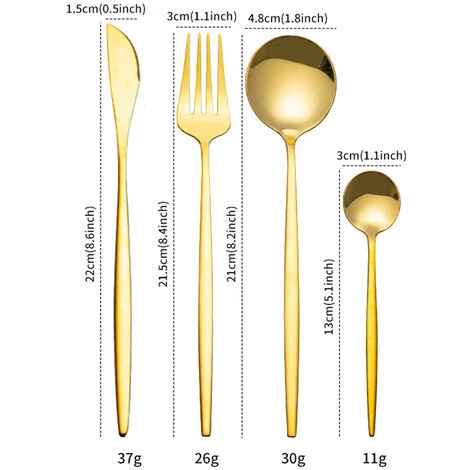 ASUPERMALL 24 Pièces Ensemble De Vaisselle En Acier Inoxydable Ensemble De Couverts De Cuisine Couteau Fourchette Cuillère Couverts Vaisselle Argenterie Minimaliste, Argent - Argent 5 ASUPERMALL 24 Pièces Ensemble De Vaisselle En Acier Inoxydable Ensemble De Couverts De Cuisine Couteau Fourchette Cuillère Couverts Vaisselle Argenterie Minimaliste, Argent - Argent – Image 5