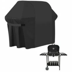 JARDIBRICODECO Bâche Housse De Protection étanche Barbecue Plancha 130x75x131