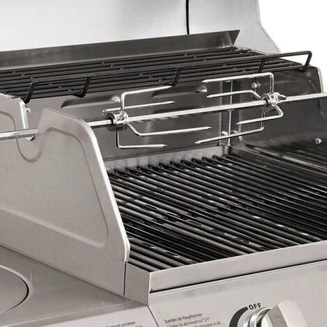 VINGO Brochettes De Barbecue 117cm Avec 2 Broches à Viande Et Moteur En Acier Inoxydable 220V Tournebroche Rôtissoire électrique 5 VINGO Brochettes De Barbecue 117cm Avec 2 Broches à Viande Et Moteur En Acier Inoxydable 220V Tournebroche Rôtissoire électrique – Image 5