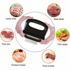 Attendrisseur De Viande 48 Lames D'Aiguille En Acier Inoxydable Ultra-Sharp Tenderizers Outil De Cuisine Manuel Pour Boeuf De Porc Steak De Boeuf,Irisfr 7 Attendrisseur De Viande 48 Lames D'Aiguille En Acier Inoxydable Ultra-Sharp Tenderizers Outil De Cuisine Manuel Pour Boeuf De Porc Steak De Boeuf,Irisfr -Accessoires de barbecue Soldes 55454352 3