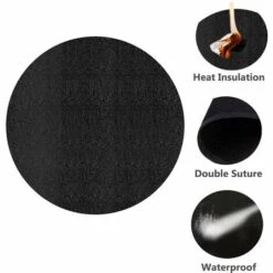 ASUPERMALL Tapis De Feu Rond Pour Barbecue De Grande Taille, Herbe, Protecteur De Sol Pour Camping En Plein Air, Pique-Nique, Barbecue, Arrière-Cour - 40 Pouces 7 ASUPERMALL Tapis De Feu Rond Pour Barbecue De Grande Taille, Herbe, Protecteur De Sol Pour Camping En Plein Air, Pique-Nique, Barbecue, Arrière-Cour - 40 Pouces -Accessoires de barbecue Soldes 55665732 3