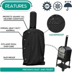 PERLE RARE Housse De Four à Pizza Universelle Premium, 165cm - Solide, Résistant & Imperméable 9 PERLE RARE Housse De Four à Pizza Universelle Premium, 165cm - Solide, Résistant & Imperméable -Accessoires de barbecue Soldes 55869275 5
