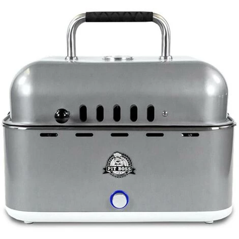 PITBOSS Barbecue PIT BOSS Portable à Charbon De Bois En Acier Inoxydable 1 PITBOSS Barbecue PIT BOSS Portable à Charbon De Bois En Acier Inoxydable