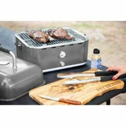 PITBOSS Barbecue PIT BOSS Portable à Charbon De Bois En Acier Inoxydable 5 PITBOSS Barbecue PIT BOSS Portable à Charbon De Bois En Acier Inoxydable -Accessoires de barbecue Soldes 55943758 3