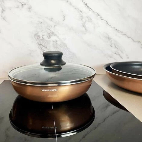 SHOPSTORY AM478 : Batterie De Cuisine 20 Pièces Arthur Martin Avec Ustensiles Et Poignée 2 SHOPSTORY AM478 : Batterie De Cuisine 20 Pièces Arthur Martin Avec Ustensiles Et Poignée – Image 2