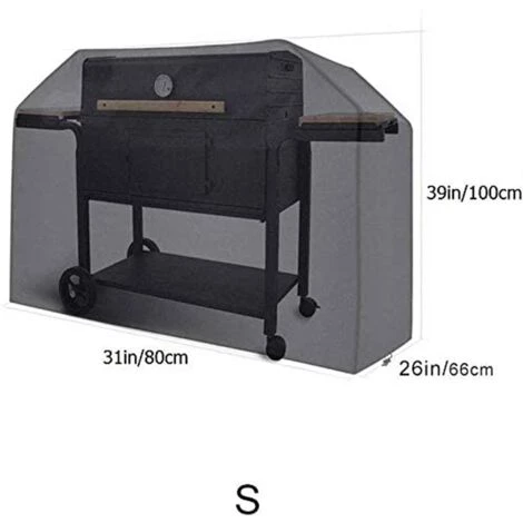 PERLE RARE Housse De Protection Imperméable Pour Barbecue 80 X 66 X 100 Cm Noir 5 PERLE RARE Housse De Protection Imperméable Pour Barbecue 80 X 66 X 100 Cm Noir – Image 5