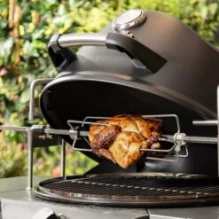 Randaco BBQ Rôtissoire Tournebroche Set Tourne Broche Electronique Kit Pour Grill Avec Un 92 Cm Moteur Dans Une Bôitier En Inox -Accessoires de barbecue Soldes 56114151 3