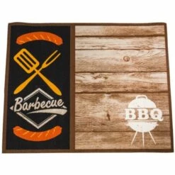 HDI Tapis Pour Protection Barbecue à L'aspect Bois