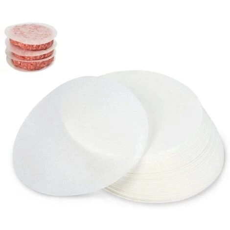 IRISFR Papier Antiadhésif 500 Pièces, Diamètre 13cm, Papier Steak Haché, Disques Hamburgers,Lilaris 1 IRISFR Papier Antiadhésif 500 Pièces, Diamètre 13cm, Papier Steak Haché, Disques Hamburgers,Lilaris