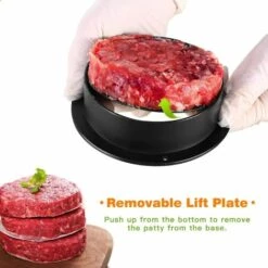 ROSIER Faites Des Hamburgers, Parfaits En Viande Hachée Mince | Presse Burger | Patty Maker Presse Hamburger Boulettes De Viandes Accessoires De Ba 50 Feuilles Papier(125*125*60mm)——VEBTles 7 ROSIER Faites Des Hamburgers, Parfaits En Viande Hachée Mince | Presse Burger | Patty Maker Presse Hamburger Boulettes De Viandes Accessoires De Ba 50 Feuilles Papier(125*125*60mm)——VEBTles -Accessoires de barbecue Soldes 57120031 3