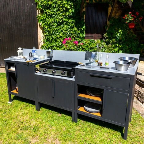 Cuisine D'extérieur SOMAGIC "Rivoli" - 3 Modules - 1 Cuisine D'extérieur SOMAGIC "Rivoli" - 3 Modules -