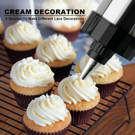 MONLY Seringue Patisserie Inox Professionnelle Presse A Biscuit Pistolet Patisserie Avec 13 Disques Biscuits Et 8 Douilles 5 MONLY Seringue Patisserie Inox Professionnelle Presse A Biscuit Pistolet Patisserie Avec 13 Disques Biscuits Et 8 Douilles – Image 5