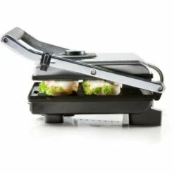 DOMO - Grill Multifonctions En Acier Inoxydable - Grandes Plaques Teflon - Couvercle Flottant - Thermostat Réglable 6 DOMO - Grill Multifonctions En Acier Inoxydable - Grandes Plaques Teflon - Couvercle Flottant - Thermostat Réglable -Accessoires de barbecue Soldes 57268761 3