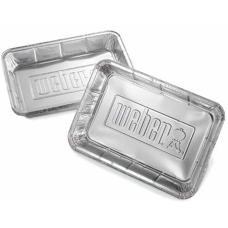 Lot De 10 Grandes Barquettes En Aluminium Weber 23 X 33 Cm 4 Lot De 10 Grandes Barquettes En Aluminium Weber 23 X 33 Cm – Image 4