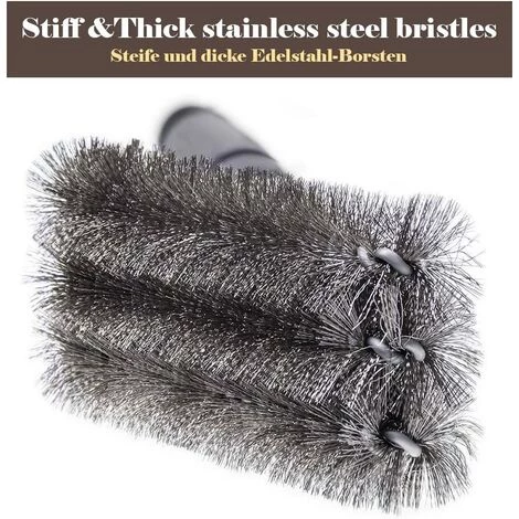 AIDUCHO Brosse Barbecue, 3 En 1 Brosse Nettoyage Barbecue, Longue Poignée, Poils Acier Inoxydable Pour Nettoyer Rapidement & Efficacement Tous Les Grils 3 AIDUCHO Brosse Barbecue, 3 En 1 Brosse Nettoyage Barbecue, Longue Poignée, Poils Acier Inoxydable Pour Nettoyer Rapidement & Efficacement Tous Les Grils – Image 3