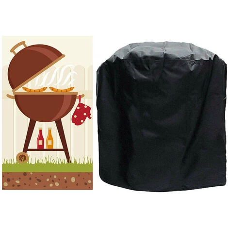 PERLE RARE Housse Barbecue, 420D Oxford Bâche De Protection, Anti-Vent/Solei/l'eau, Exterieur Housse Barbecue Convient La Plupart Des Grills (80 * 66 * 110cm) 1 PERLE RARE Housse Barbecue, 420D Oxford Bâche De Protection, Anti-Vent/Solei/l'eau, Exterieur Housse Barbecue Convient La Plupart Des Grills (80 * 66 * 110cm)