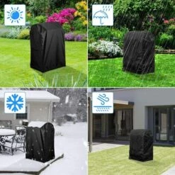 PERLE RARE Housse Barbecue, 420D Oxford Bâche De Protection, Anti-Vent/Solei/l'eau, Exterieur Housse Barbecue Convient La Plupart Des Grills (80 * 66 * 110cm) 9 PERLE RARE Housse Barbecue, 420D Oxford Bâche De Protection, Anti-Vent/Solei/l'eau, Exterieur Housse Barbecue Convient La Plupart Des Grills (80 * 66 * 110cm) -Accessoires de barbecue Soldes 58039438 5