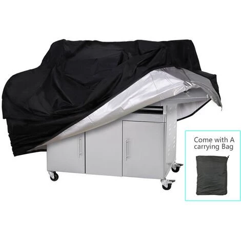 AIDUCHO Housse Barbecue, Housse Pour Barbecue En Tissu Oxford En Polyester Enduit D'argent 210D——Cylindrique 4XS-(0.14KG)-Φ71X56CM 1 AIDUCHO Housse Barbecue, Housse Pour Barbecue En Tissu Oxford En Polyester Enduit D'argent 210D——Cylindrique 4XS-(0.14KG)-Φ71X56CM