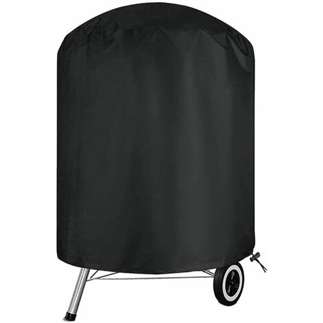 AIDUCHO Housse De Barbecue Ronde Imperméable En Tissu Oxford 210D Anti-UV, Avec Sangle Latérale Coupe-vent, Le Noir 58x77cm 1 AIDUCHO Housse De Barbecue Ronde Imperméable En Tissu Oxford 210D Anti-UV, Avec Sangle Latérale Coupe-vent, Le Noir 58x77cm