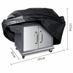 BEICHEN Housse Barbecue Housse De Protection Housse De BBQ Couverture De Gril De Cour De Tissu D'Oxford Imperméable 145x61x117cm Noir 7 BEICHEN Housse Barbecue Housse De Protection Housse De BBQ Couverture De Gril De Cour De Tissu D'Oxford Imperméable 145x61x117cm Noir -Accessoires de barbecue Soldes 58278936 4
