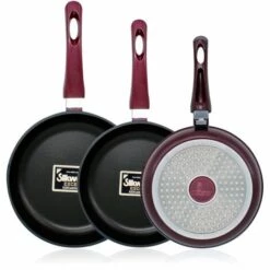 Callaway Bordeaux Batterie De Cuisine à Induction 8 Pièces En Fonte D'aluminium Antiadhésive Bordeaux - Bordeaux 7 Callaway Bordeaux Batterie De Cuisine à Induction 8 Pièces En Fonte D'aluminium Antiadhésive Bordeaux - Bordeaux -Accessoires de barbecue Soldes 58521844 3