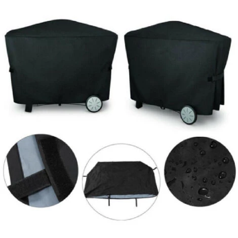 ILOVEMILAN Pour Weber Q3000 Q2000 Portable Bbq Poêle Grill Couverture Étanche Uv Résistant 2 ILOVEMILAN Pour Weber Q3000 Q2000 Portable Bbq Poêle Grill Couverture Étanche Uv Résistant – Image 2