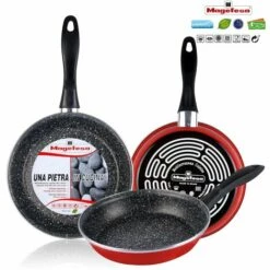 Magefesa K2 Roja Lot De 3 Poêles 20-24-28 Cm Induction, Antiadhésives PIERRE Rouge - Rouge 7 Magefesa K2 Roja Lot De 3 Poêles 20-24-28 Cm Induction, Antiadhésives PIERRE Rouge - Rouge -Accessoires de barbecue Soldes 58535377 3