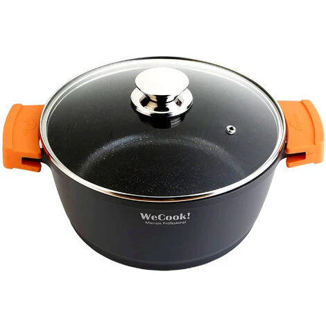 Wecook WCOK-CHEF4 Batterie De Cuisine à Induction 8 Pièces En Aluminium Anti-adhésif Sans PFOA Noir - Noir 3 Wecook WCOK-CHEF4 Batterie De Cuisine à Induction 8 Pièces En Aluminium Anti-adhésif Sans PFOA Noir - Noir – Image 3